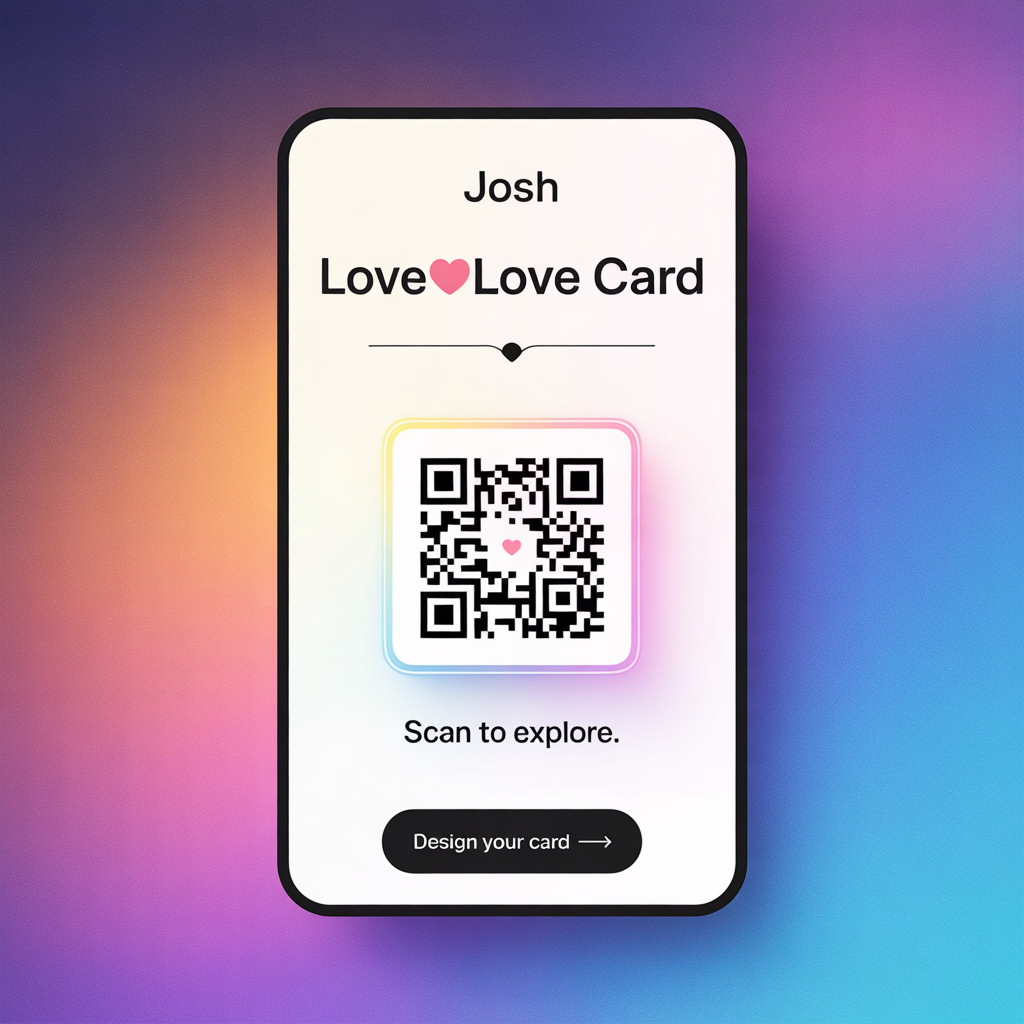 Love Love Card Design 3